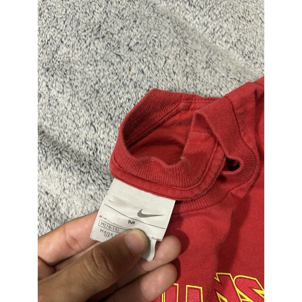 Nike Bullins Motorsports 29 Red Racing T-Shirt Kids Medium